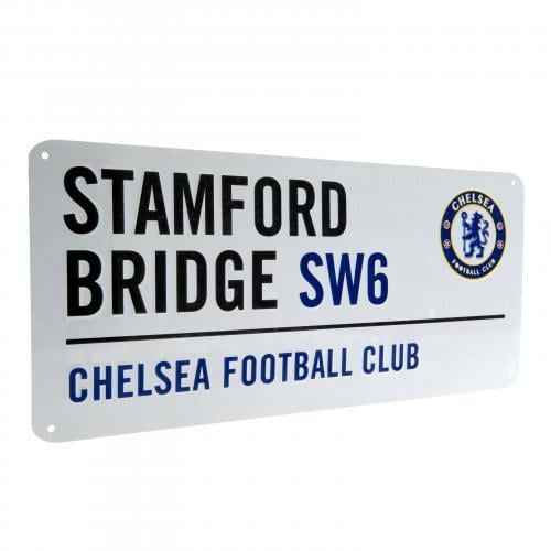 Chelsea FC Official Football Gift Retro Street Sign Metal Door Sign